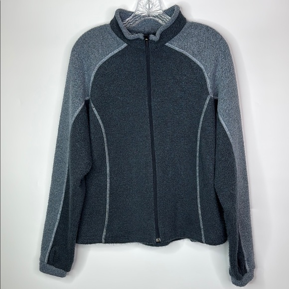 Kuhl Alfpaca Fleece Blue Polyester Full Zip Sweatshirt XL - Picture 1 of 9